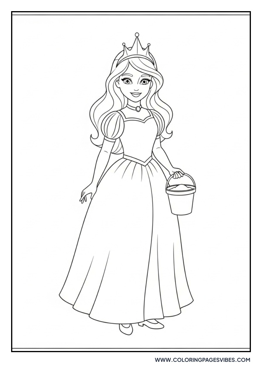 Princess with a Pail