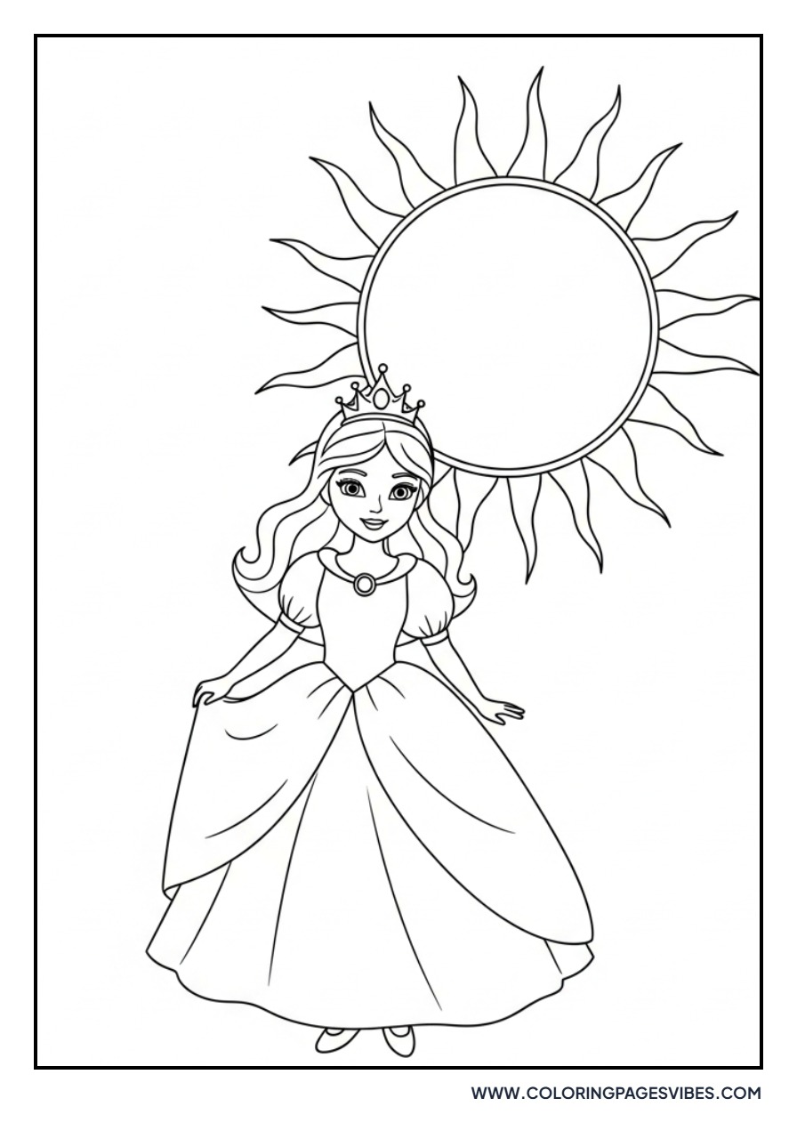 Princess with a Sun