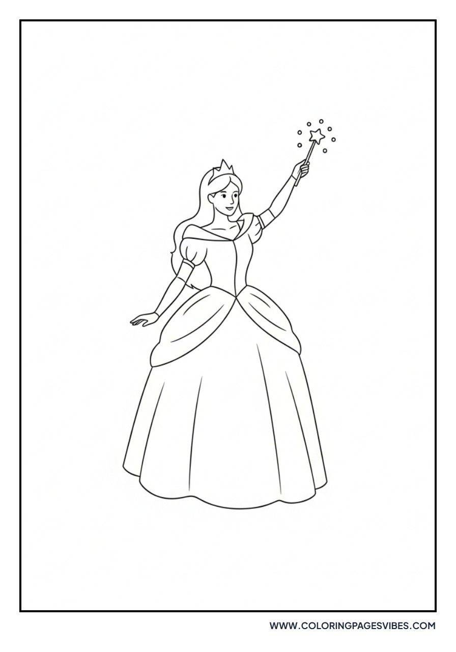 Princess with a Wand