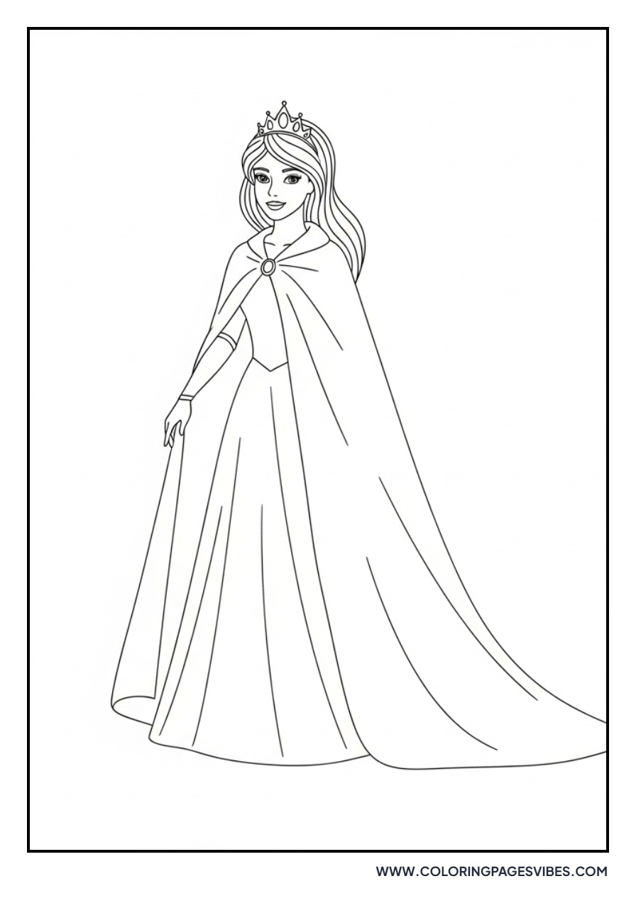 Princess with Royal Cape