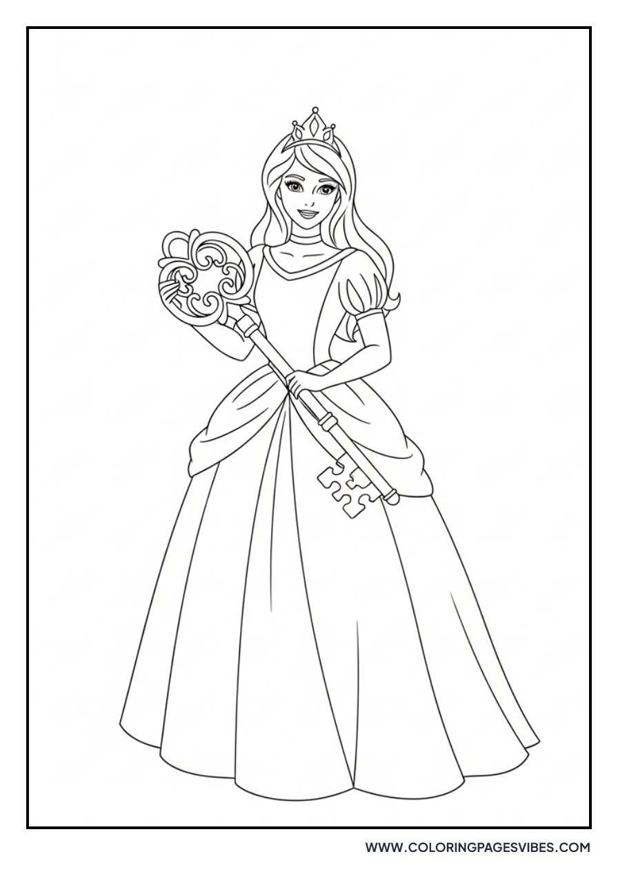 Princess with Royal Key