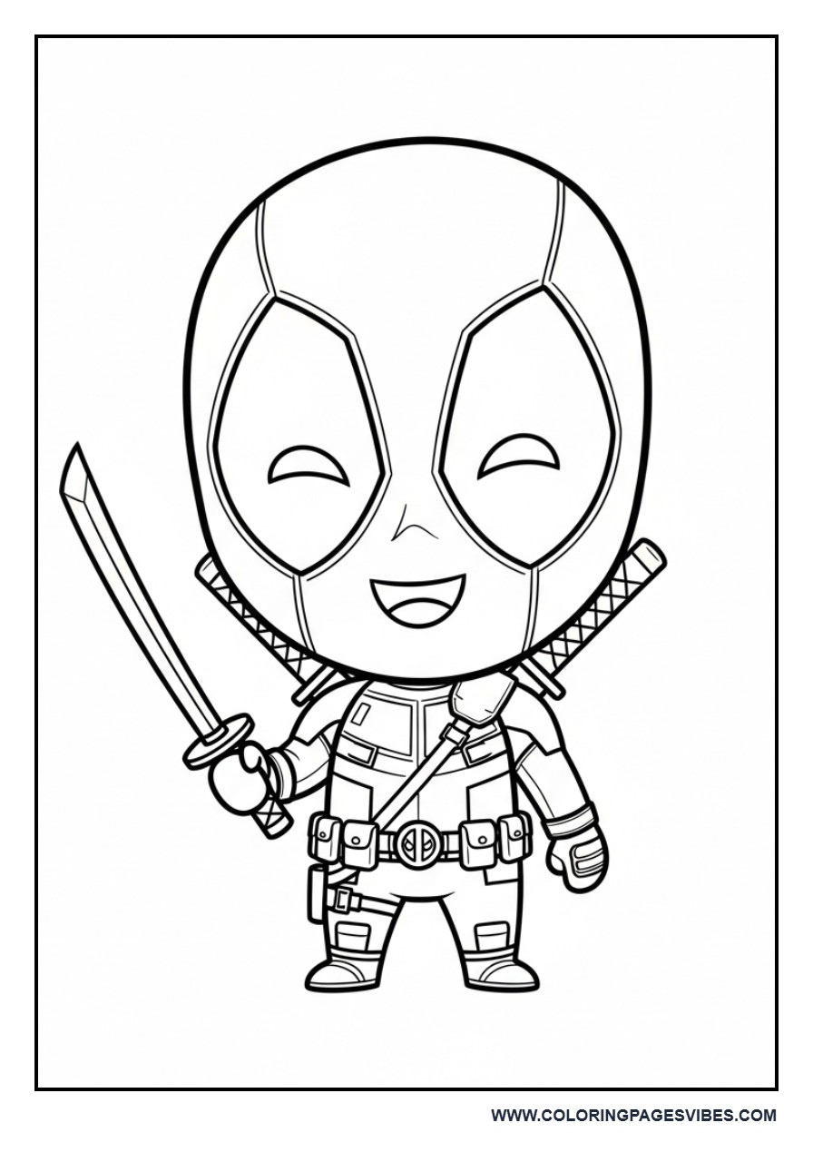 Cute Chibi Deadpool