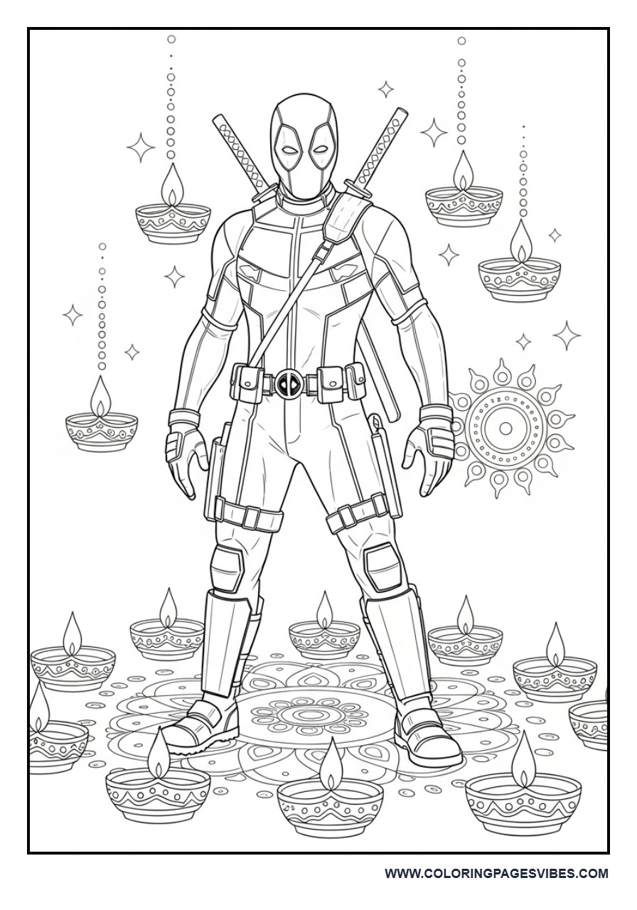 Deadpool Diwali Festival Theme