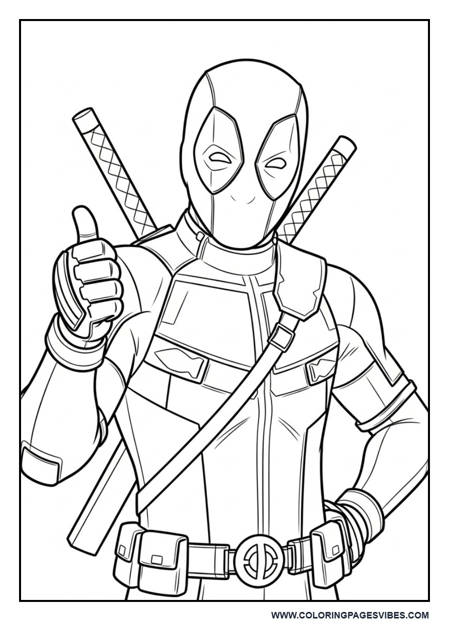 Deadpool Giving Thumbs Up
