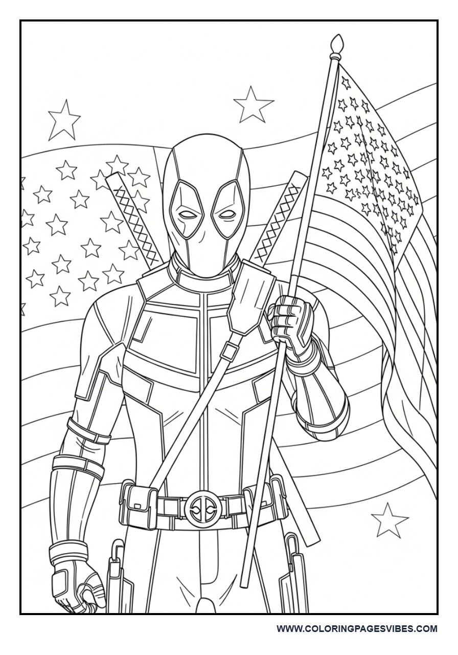 Deadpool Independence Day Theme