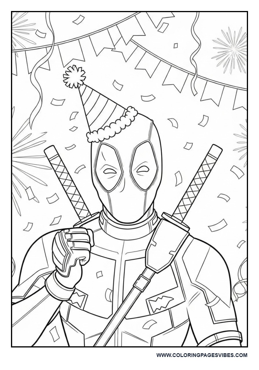 Deadpool New Year Celebration
