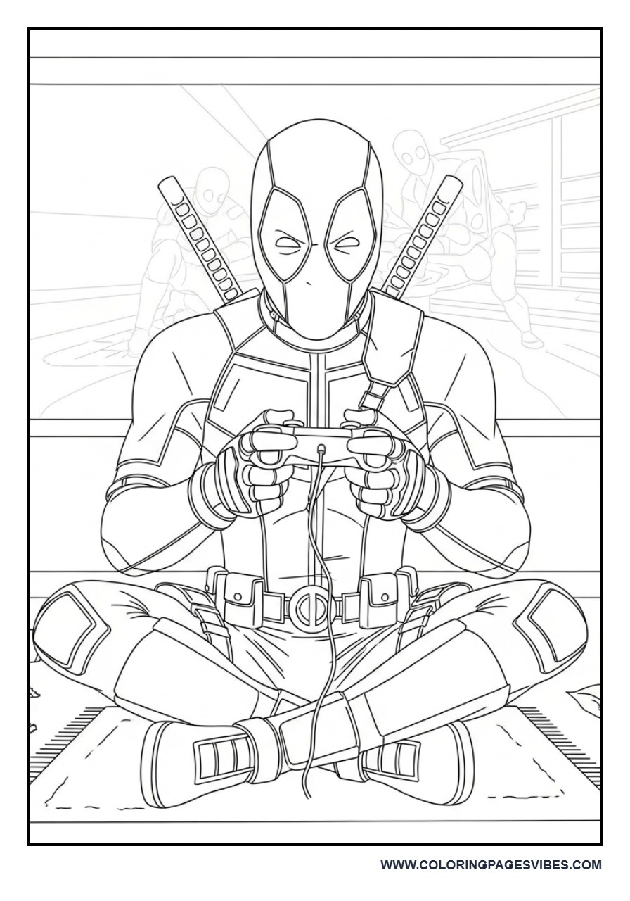 Deadpool Playing Video Games