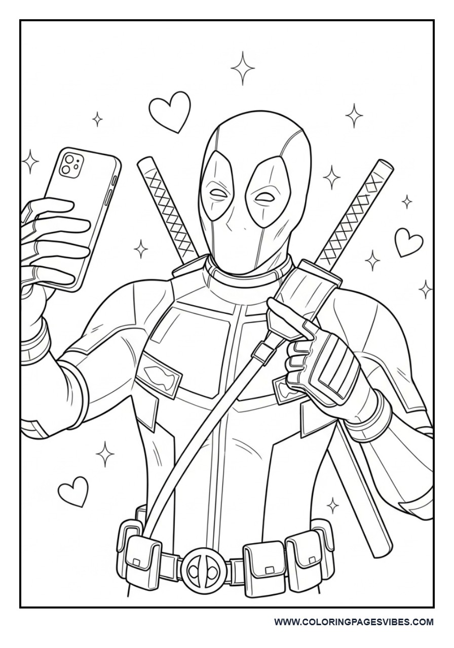 Deadpool Selfie Pose (Funny)