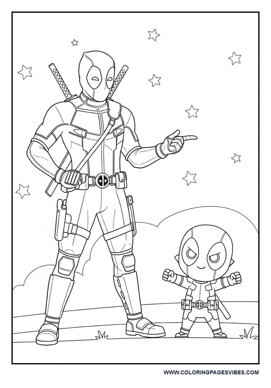 Deadpool with Another Mini Character