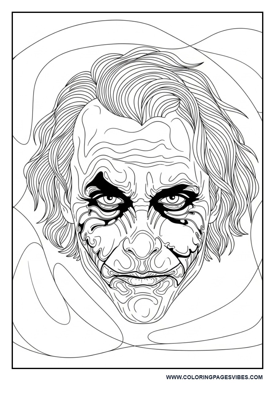 Joker Abstract Expression Art