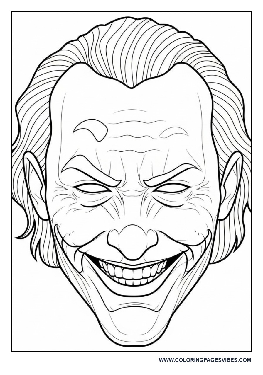 Joker Face Close-Up