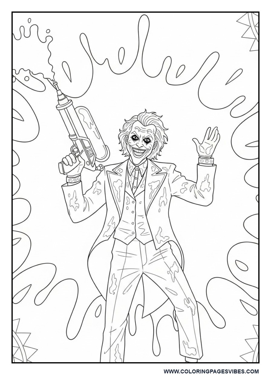 Joker Holi Color Festival Theme