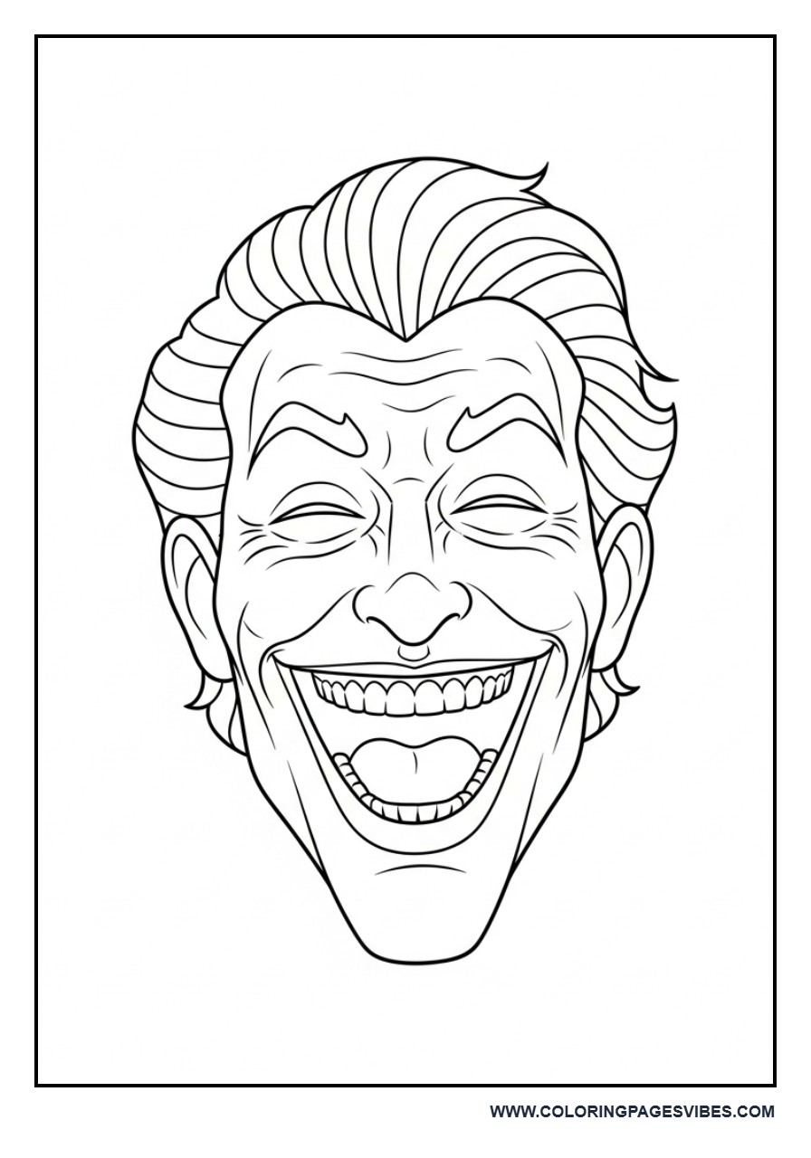 Joker Laughing Cartoon