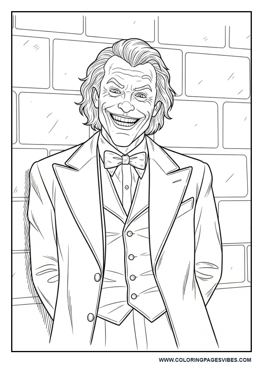 Joker Leaning Against Wall