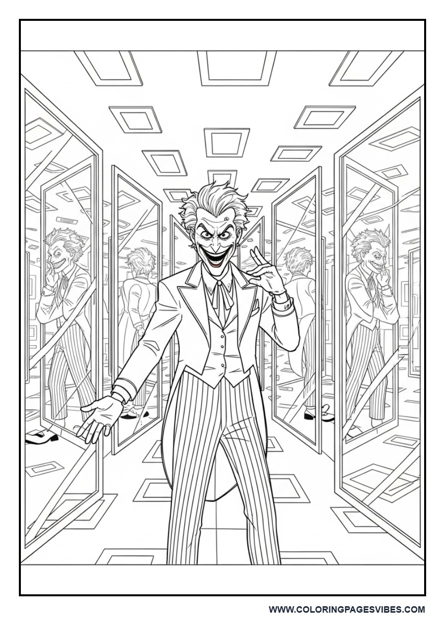 Joker Mirror Maze Scene