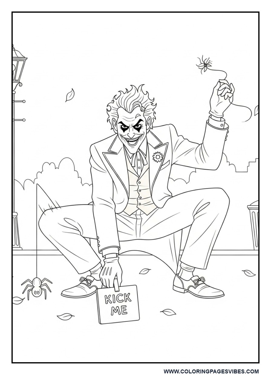 Joker Playing Prank on Street