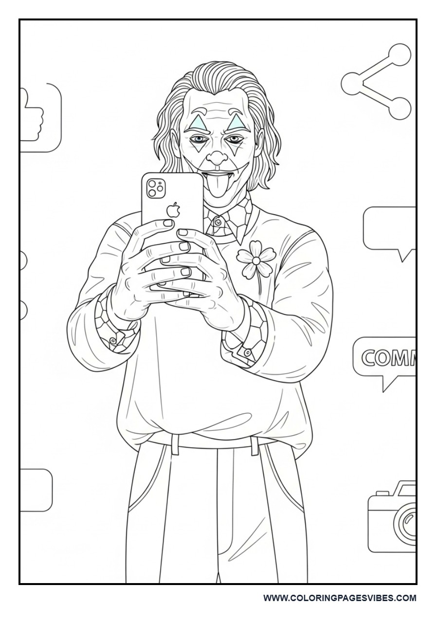 Joker Taking Selfie
