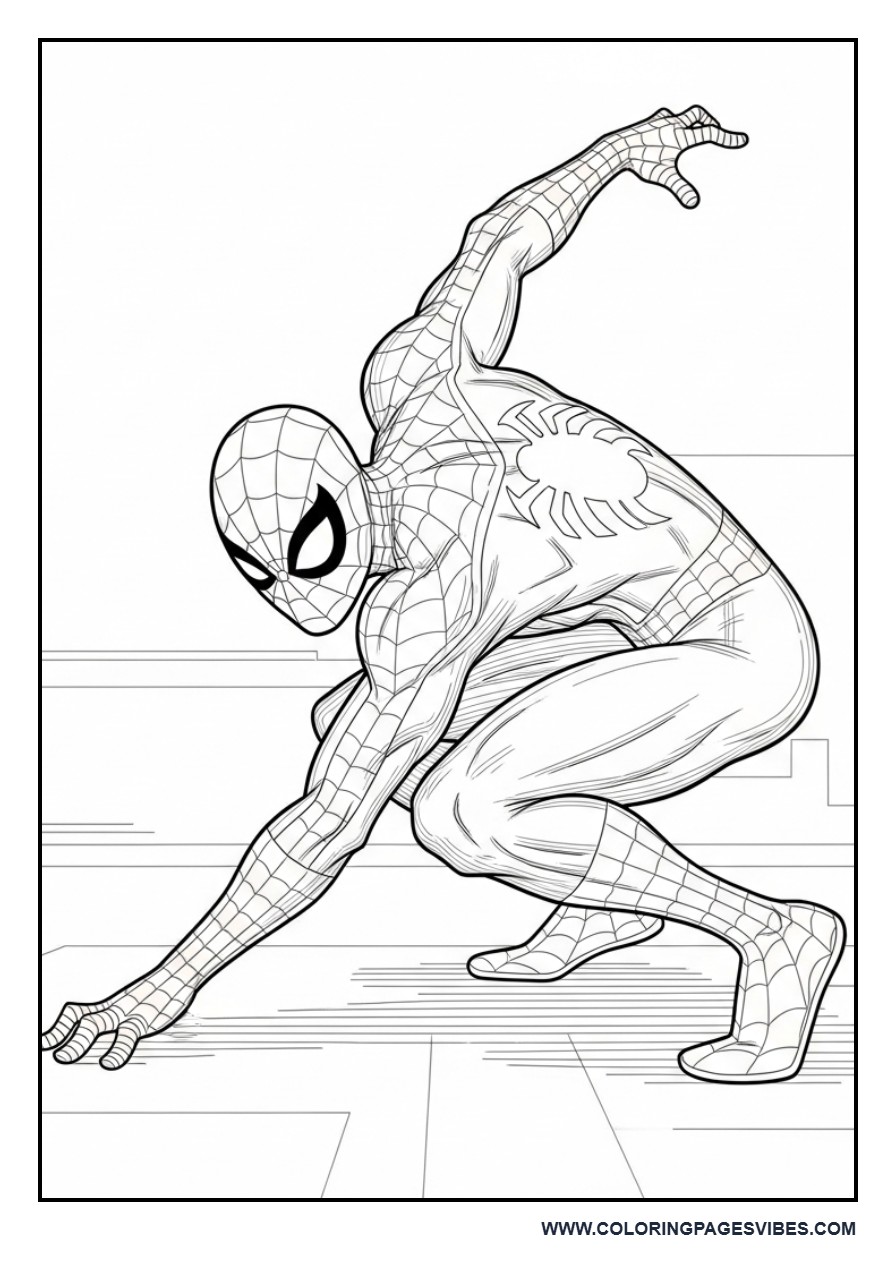 Spider-Man Dodging in Action