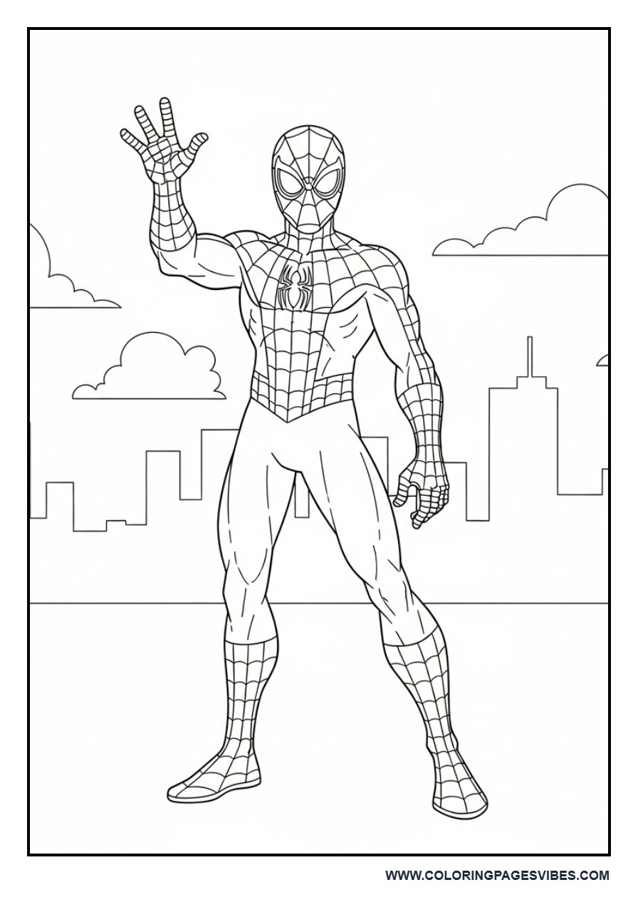 Spider-Man Friendly Wave Scene