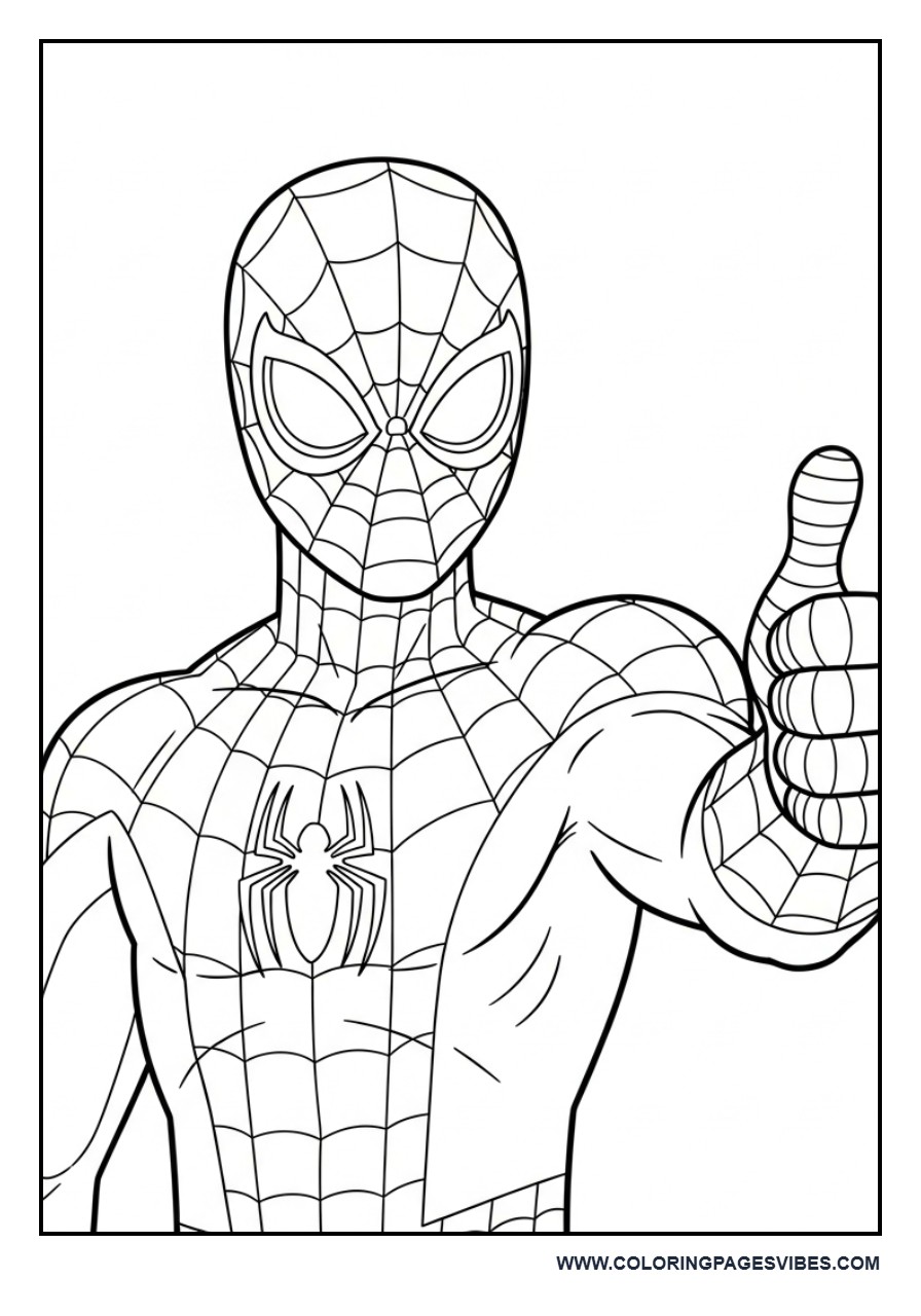 Spider-Man Giving Thumbs Up