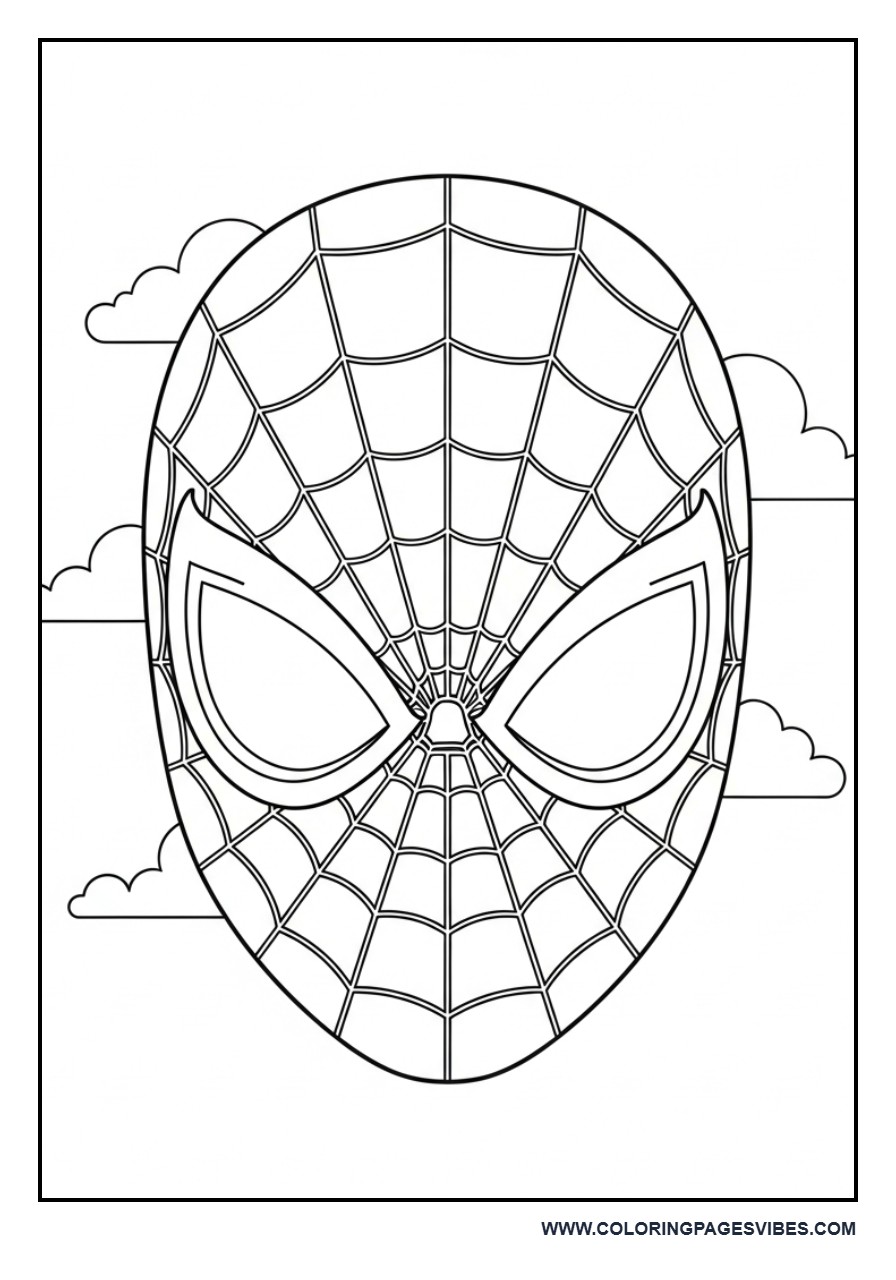 Spider-Man Mask Large Center