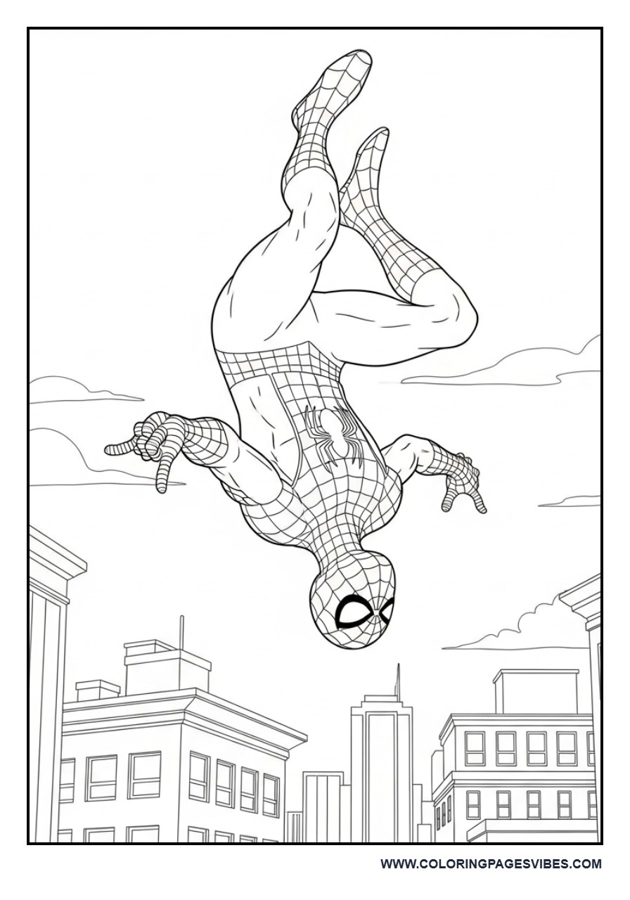 Spider-Man Mid-Air Flip