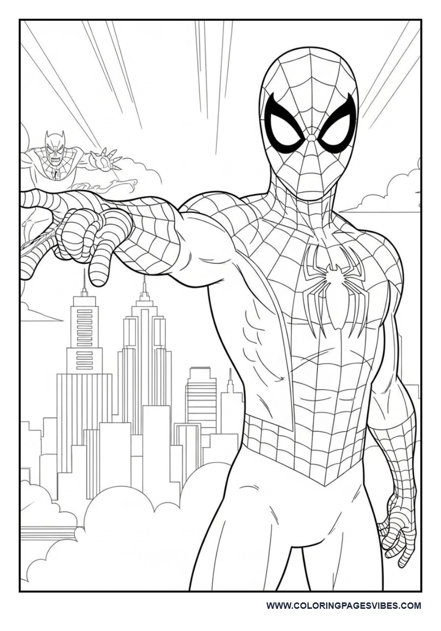 Spider-Man Protecting the City