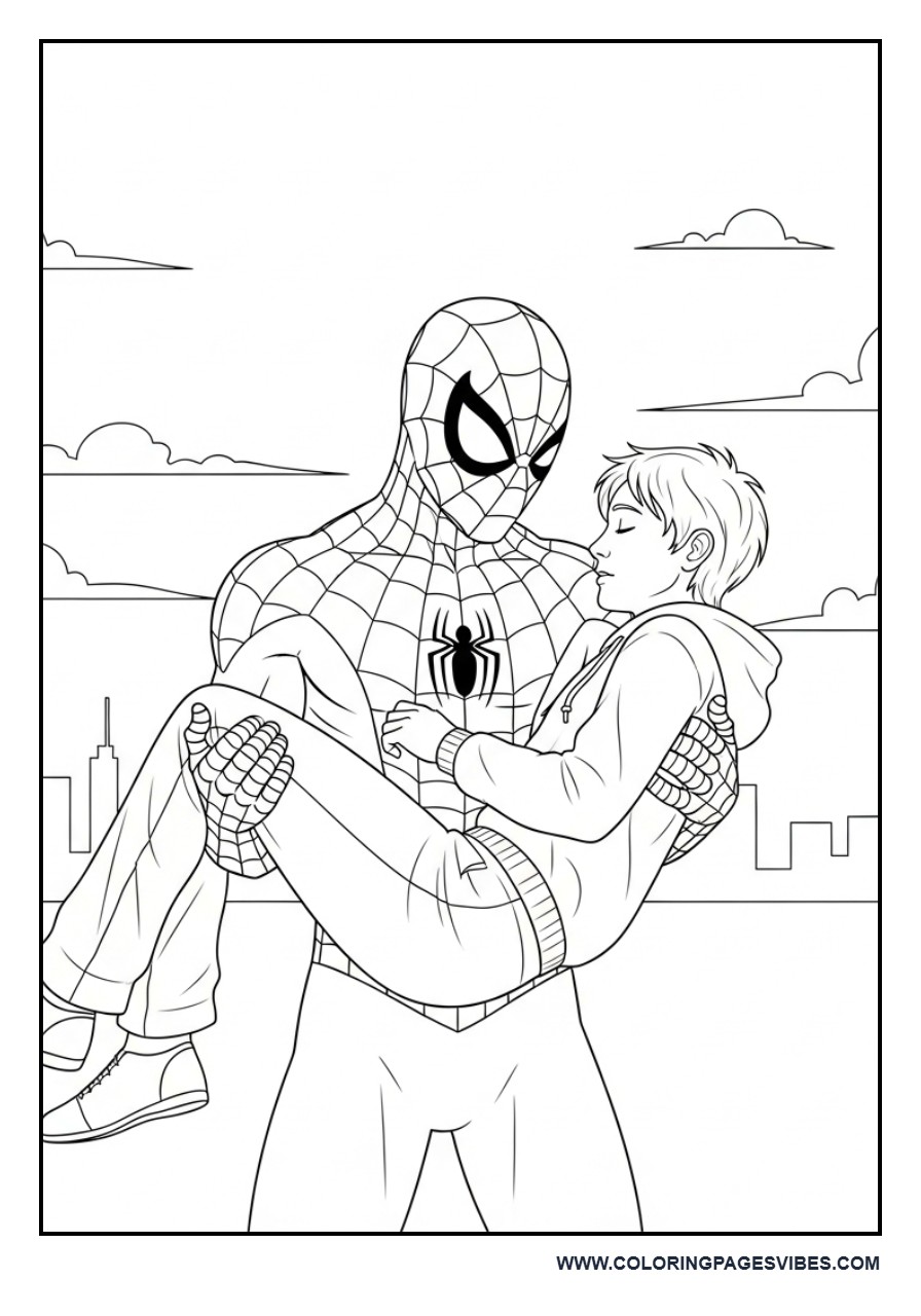 Spider-Man Saving the Day