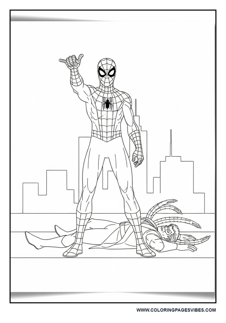 Spider-Man Standing Victorious