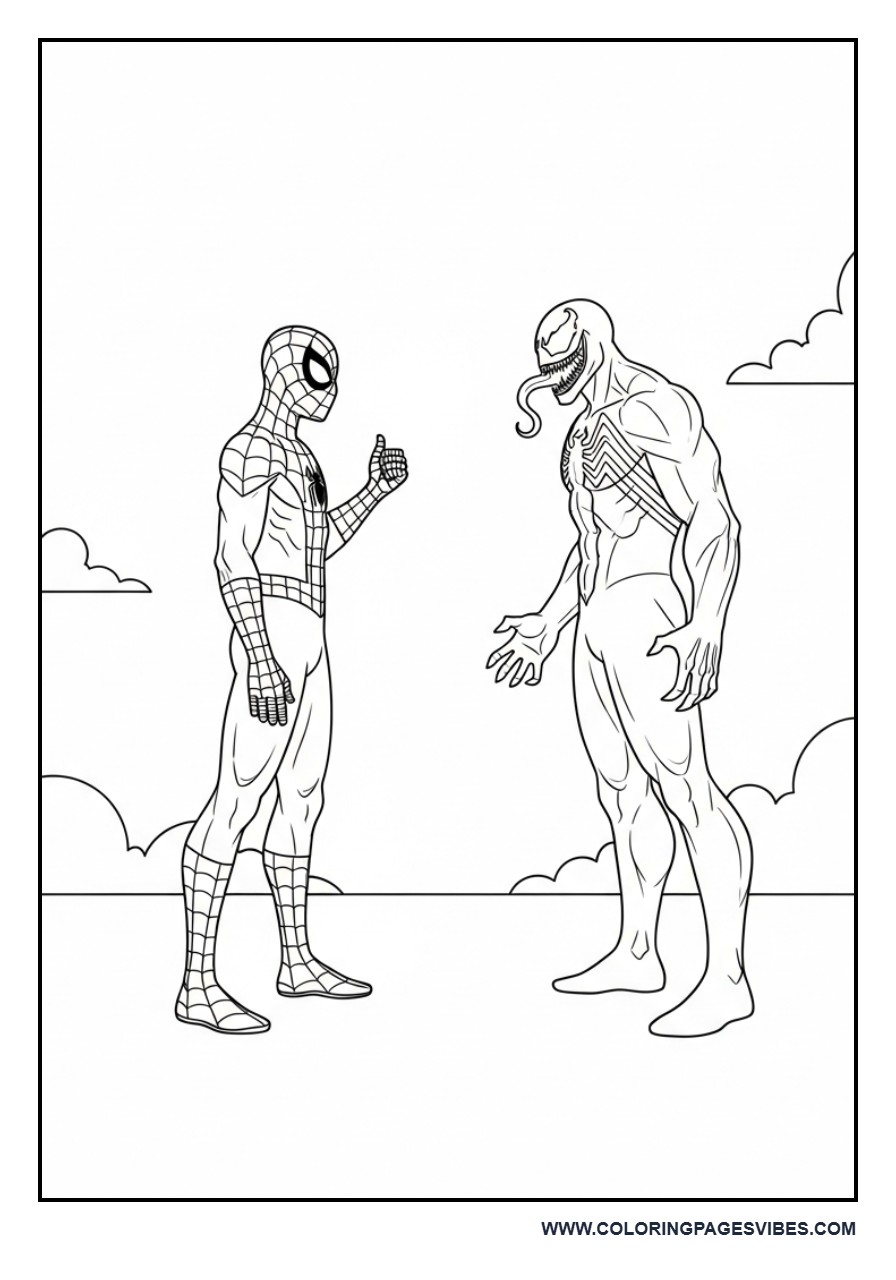Spider-Man vs Venom Face-Off