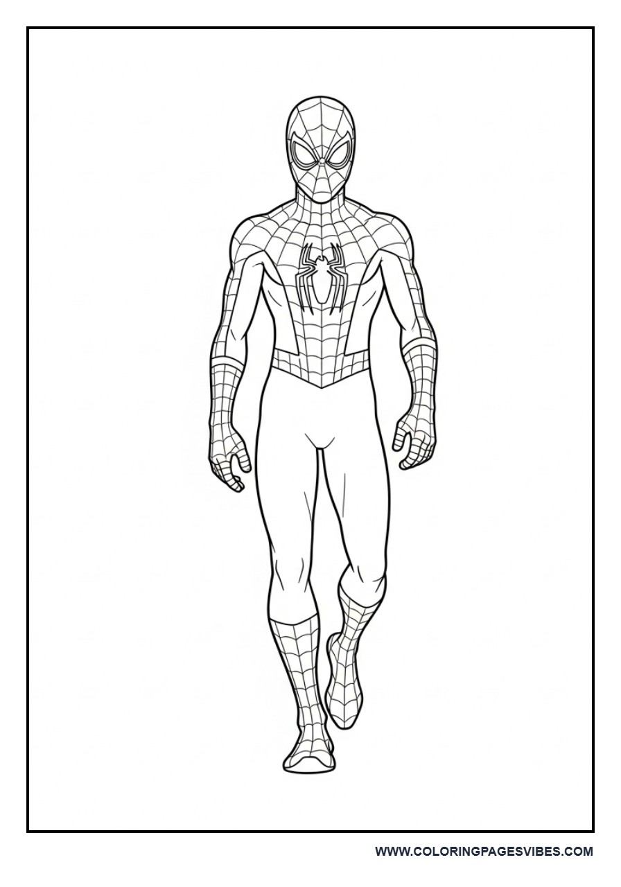 Spider-Man Walking Pose