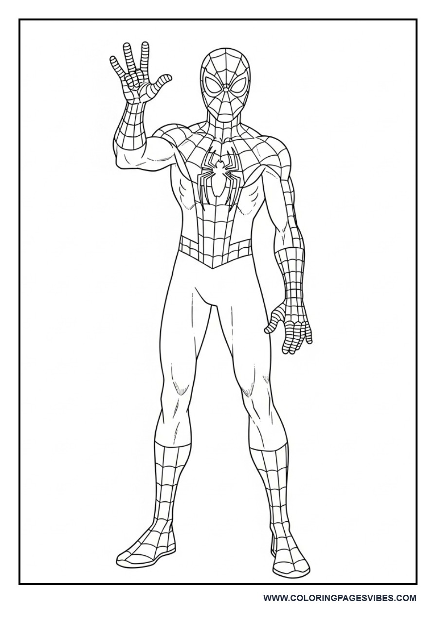 Spider-Man Waving Hello