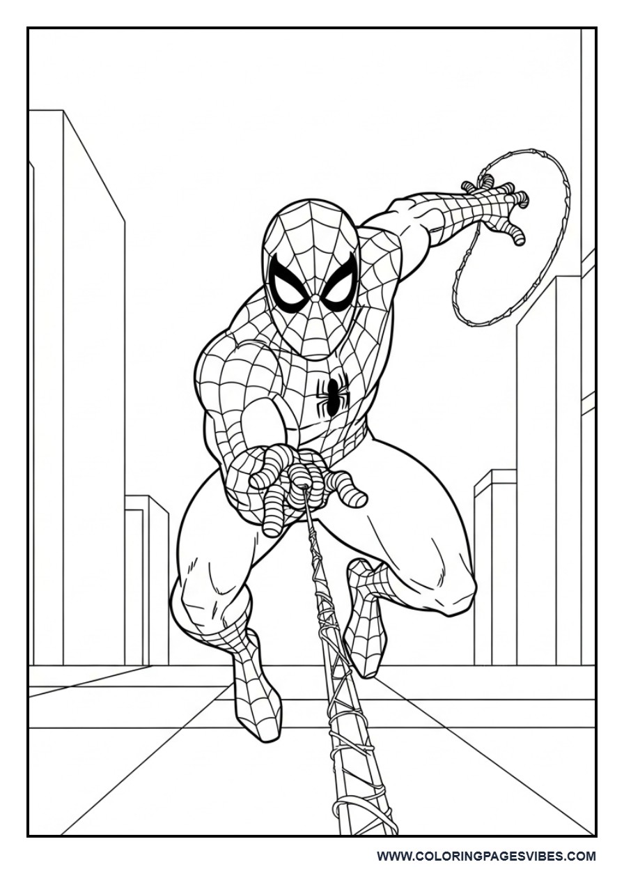 Spider-Man Web Shooting While Running