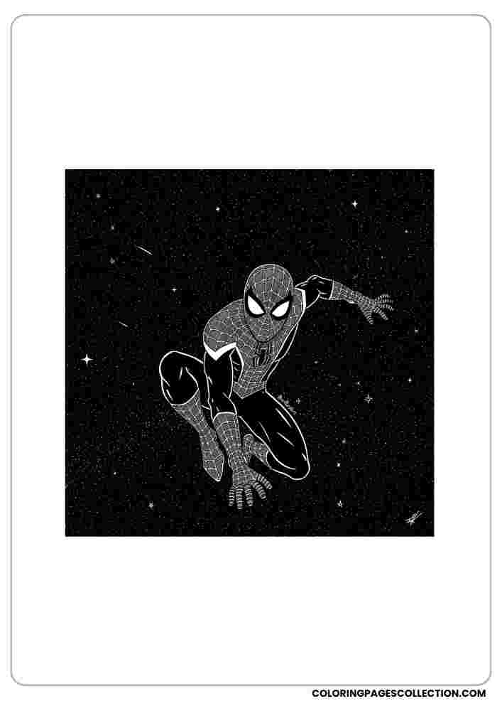 Peeking Spider-Man from a Wall