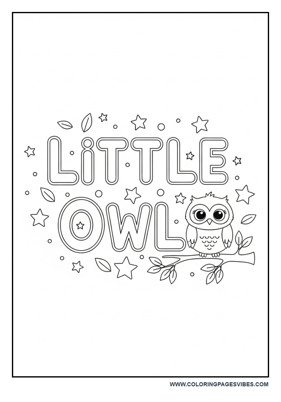 Baby Owl Star Theme