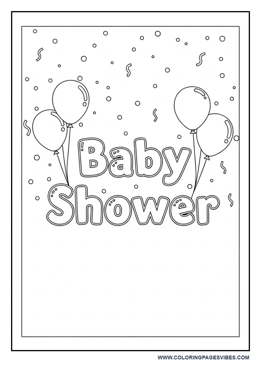 Baby Shower Balloon Theme