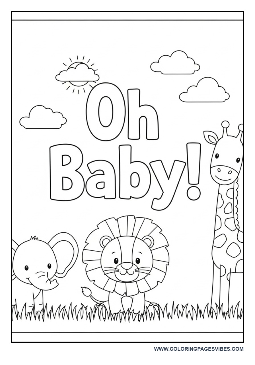 Oh Baby Safari Theme