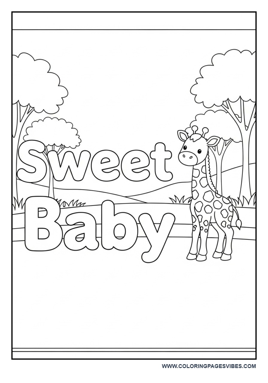 Sweet Baby Giraffe Theme