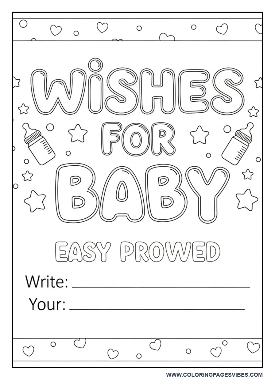 Wishes for Baby Page