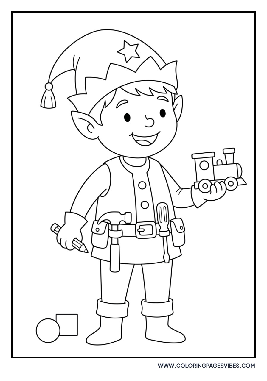 Elf with a Belt Full of Tools