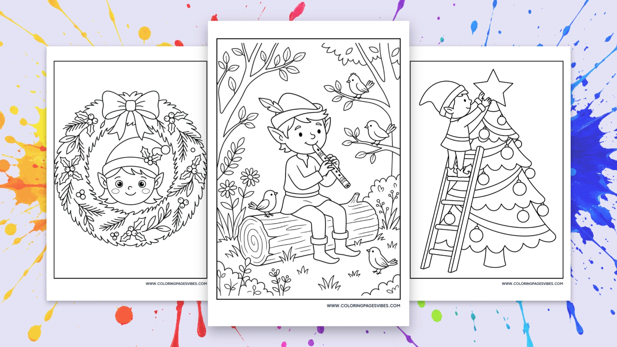 70+ Christmas Elf Coloring Pages – Magical Holiday Fun