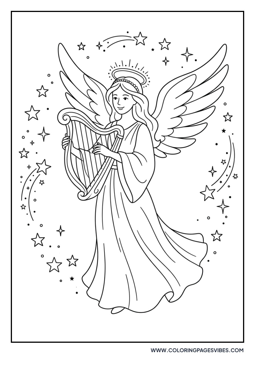 Angel with a Harp