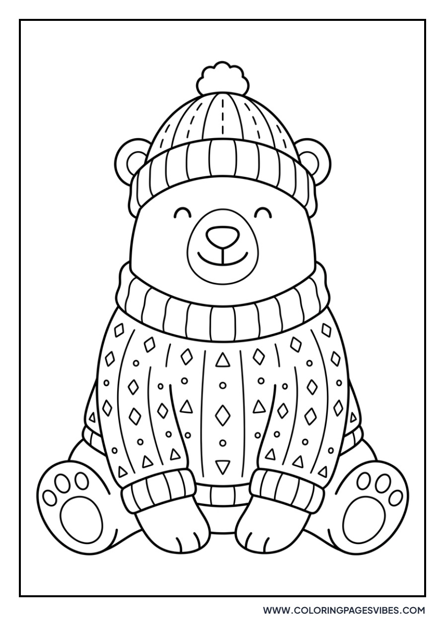Christmas Polar Bear