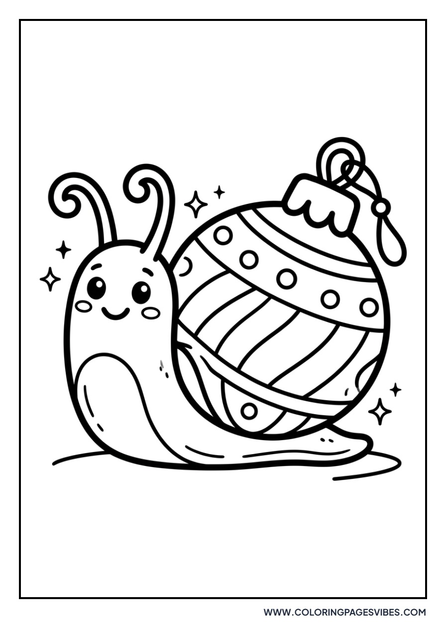Christmas Snail