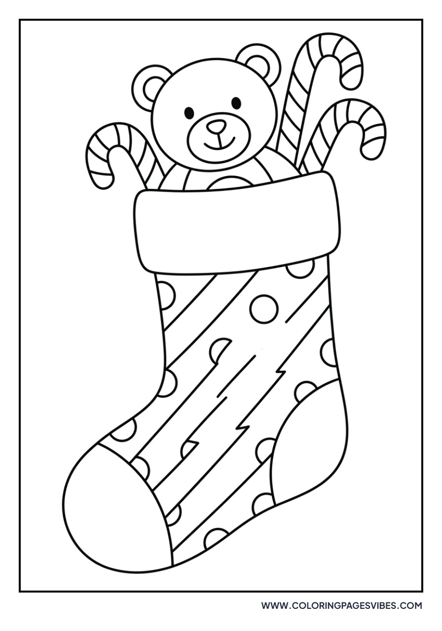 Christmas Stocking Full of Toys