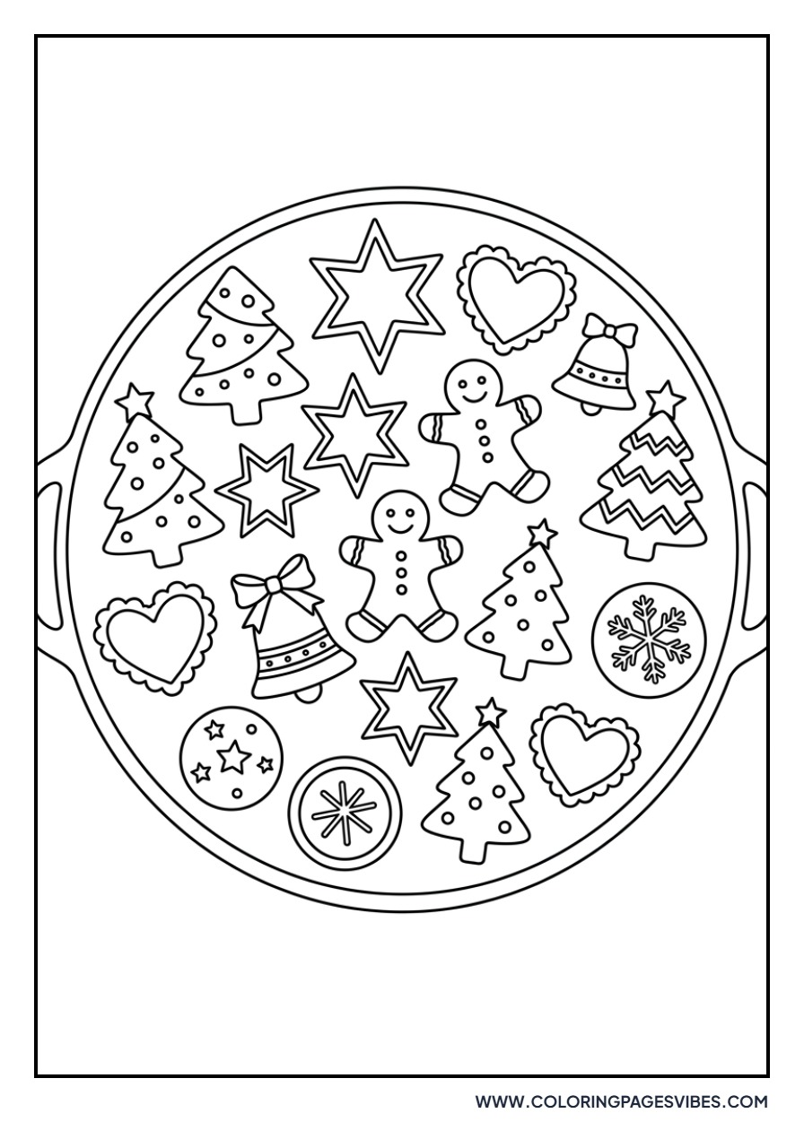 Decorated Christmas Cookies