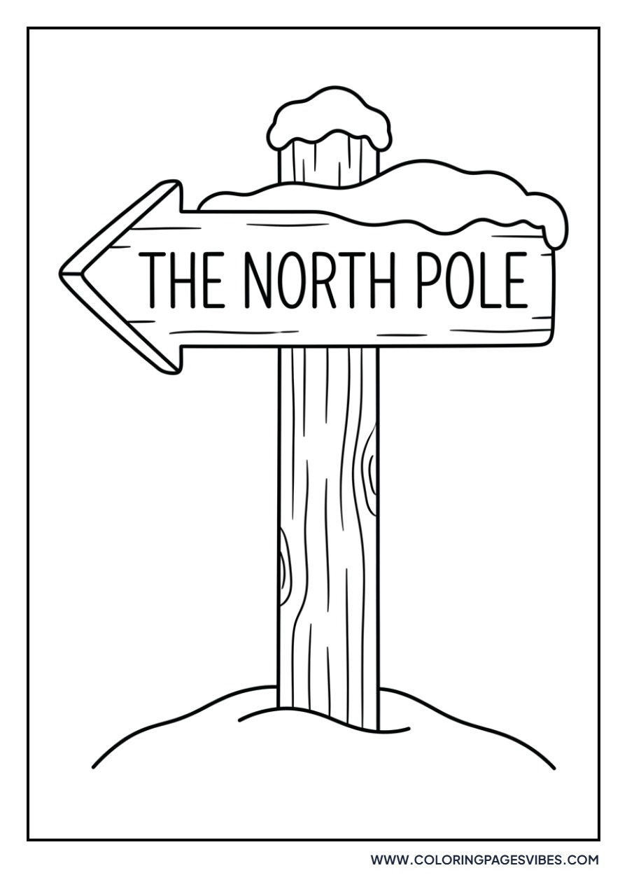 North Pole Sign