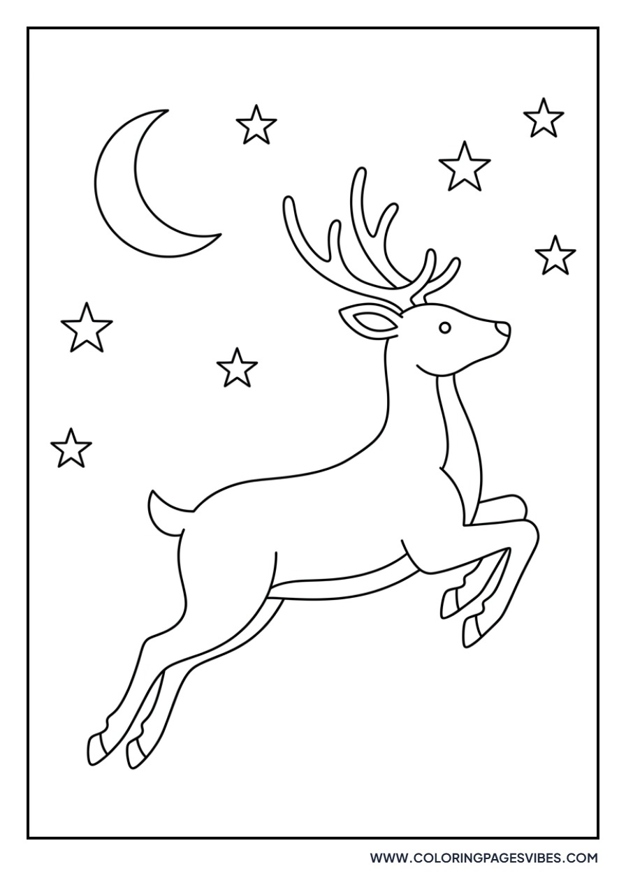Reindeer Flying