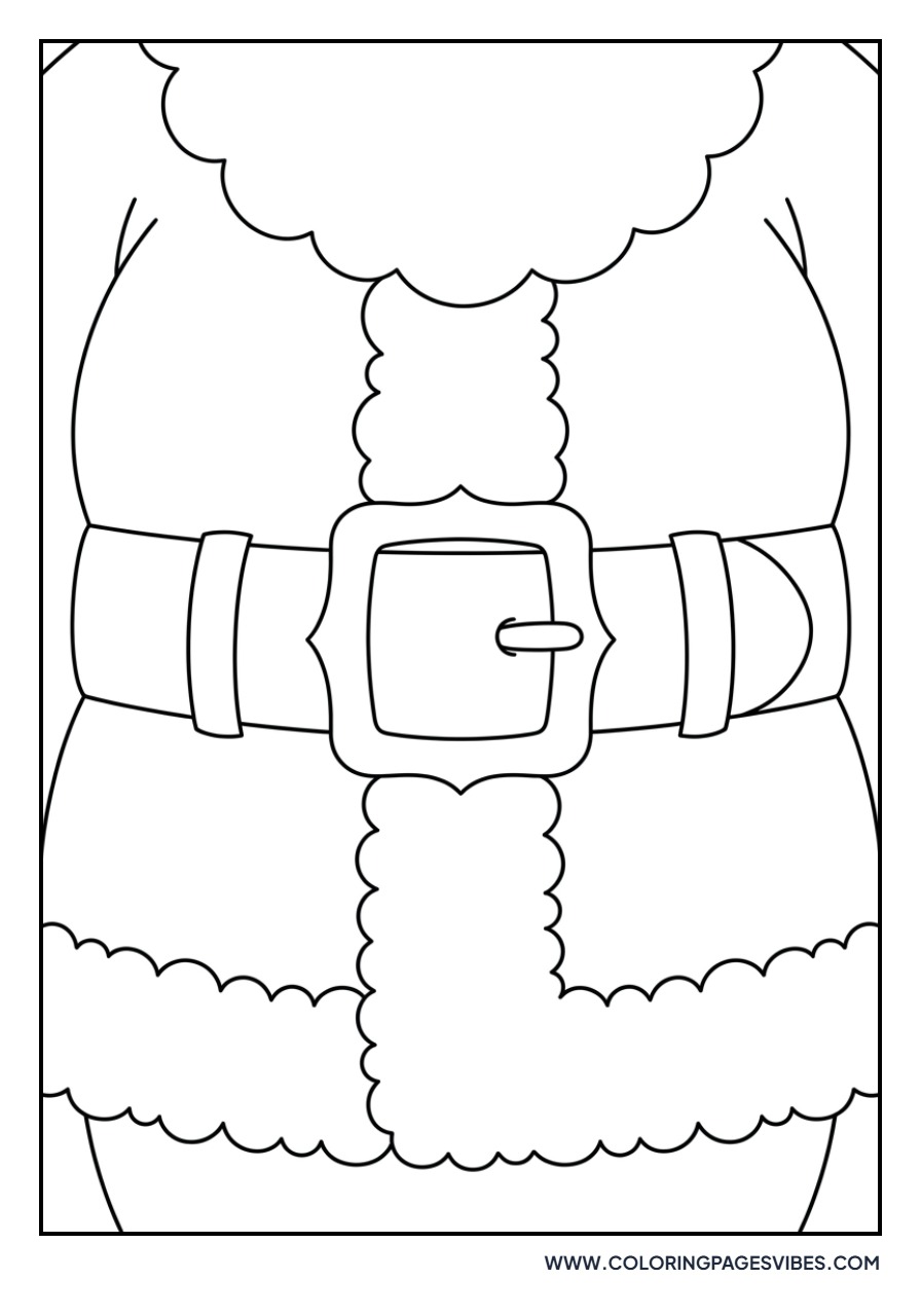 Santa's Belt and Suit