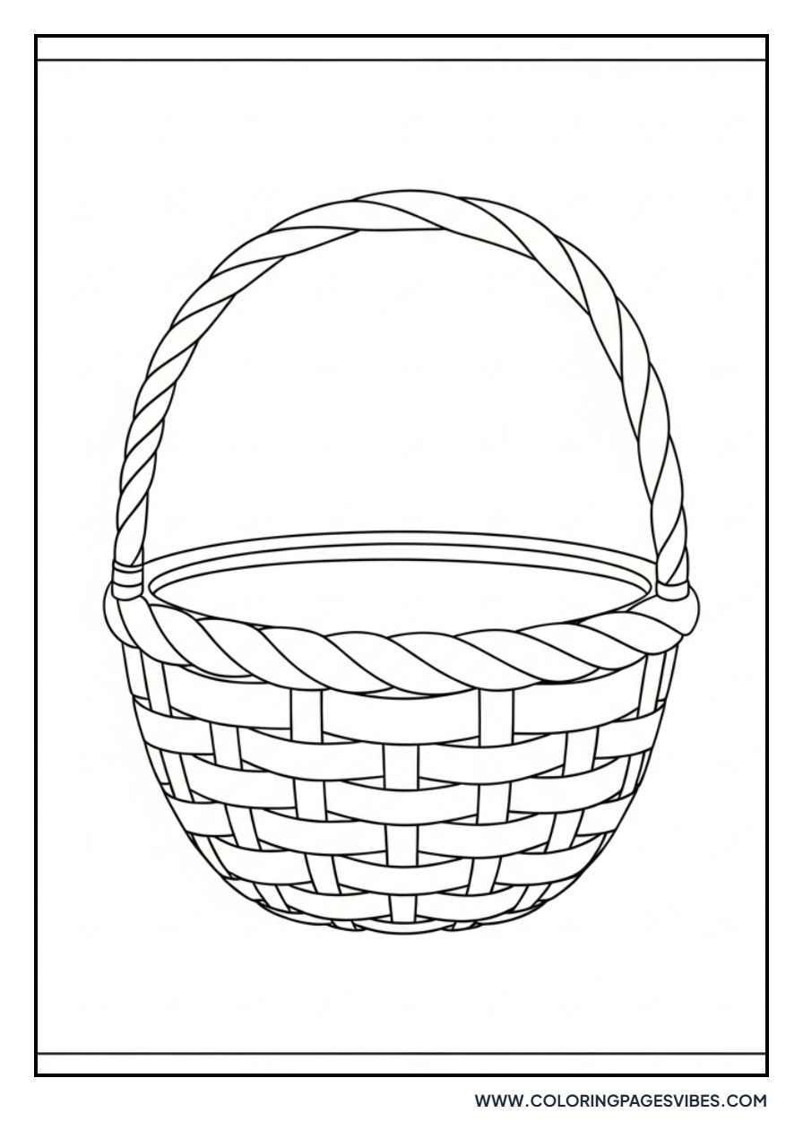 Empty Basket for Easter